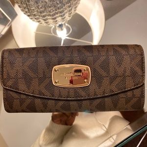 Michael Kors Brown Monogram Wallet